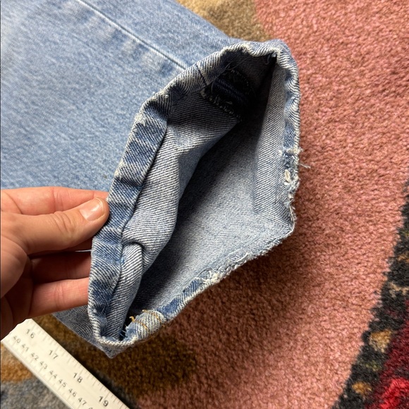 VINTAGE WIDE LEG LEVI'S 550 LOW RISE 32 - Picture 8 of 11